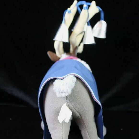 2017 Sven Reindeer Plush Fabric Bells Frozen Adventure Disney Store. - Picture 6 of 9
